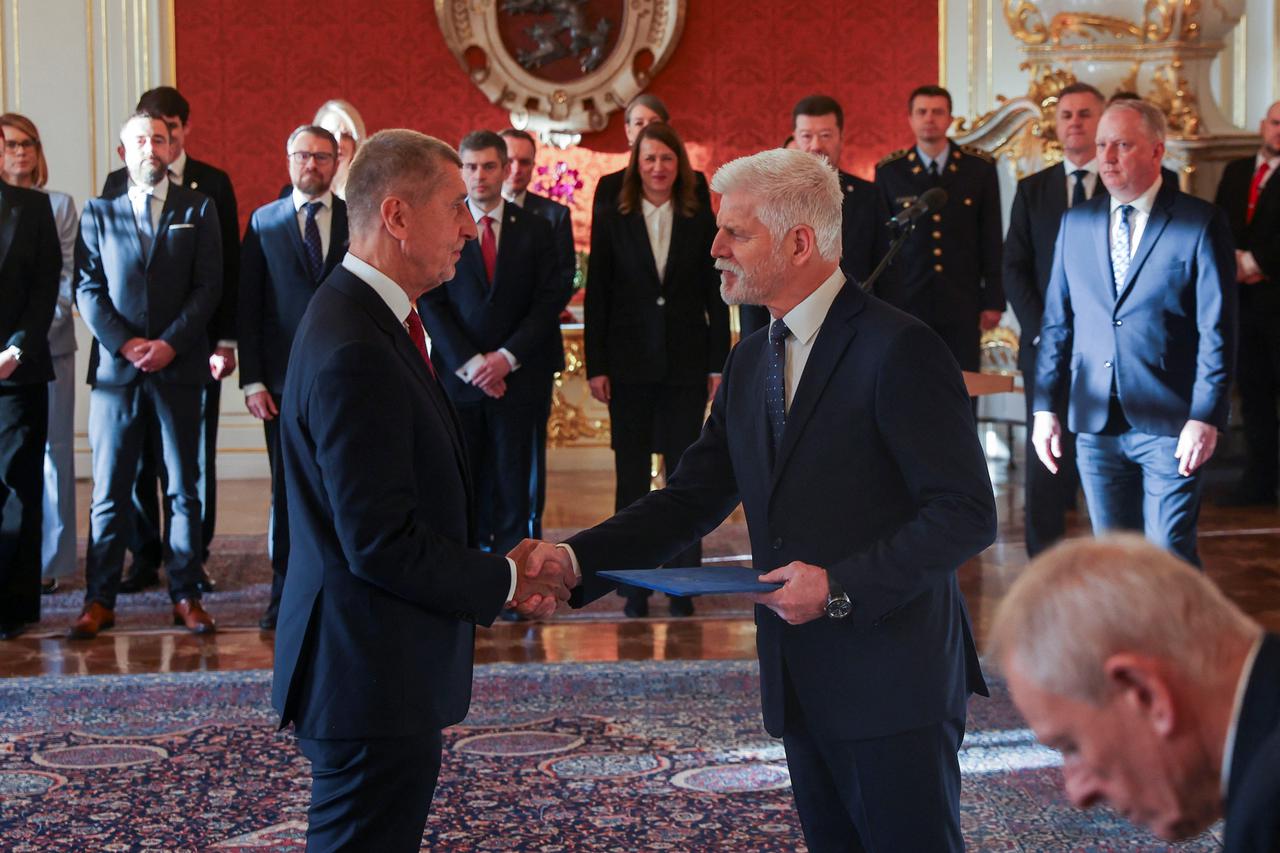 Czech President Pavel appoints Andrej Babis as the country's new PM, in Prague