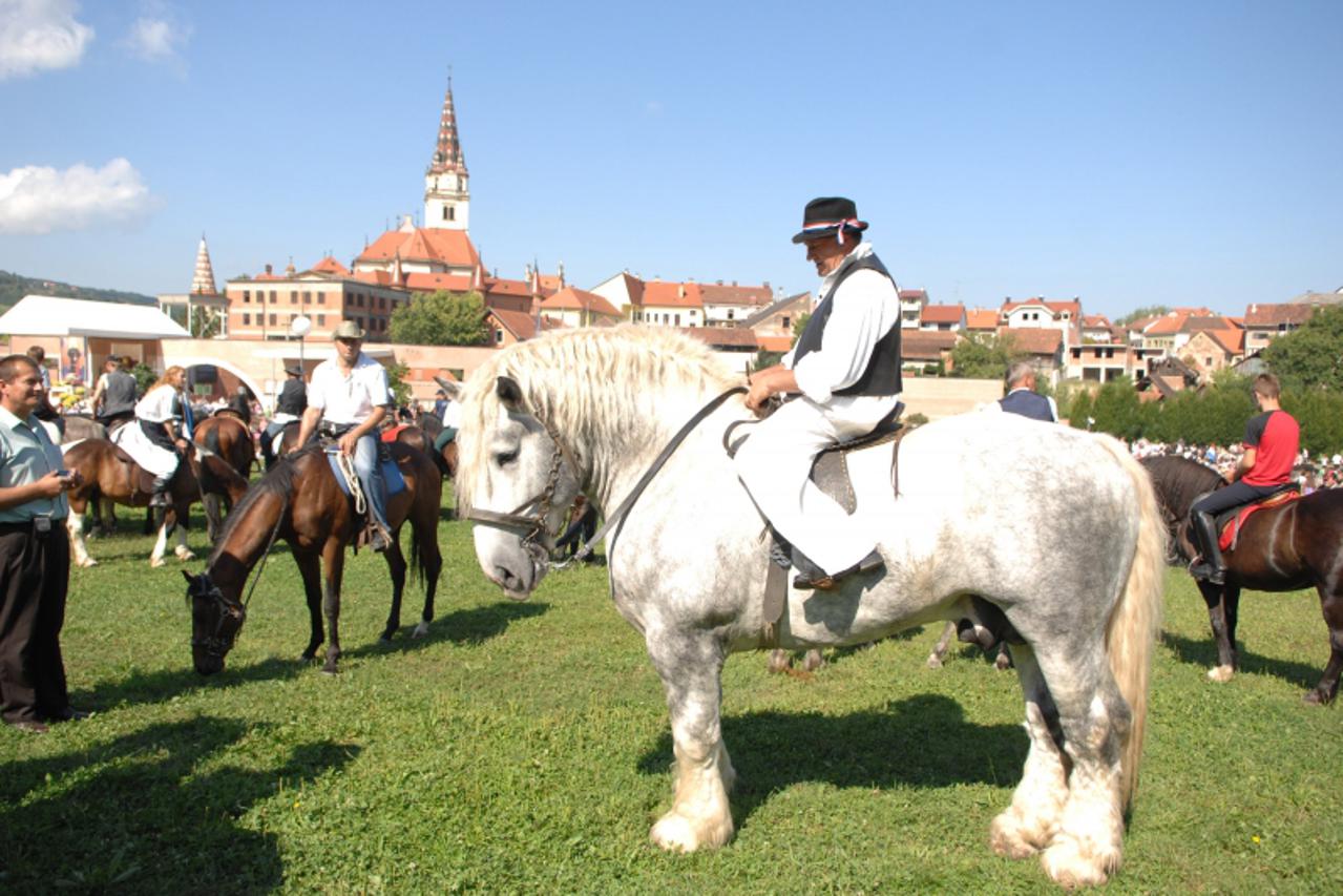 '22.08.2010. Marija Bistrica - 8. po redu vozocasce konjskih zaprega u Mariji Bistrici. Photo: Matija Topolovec/PIXSELL'