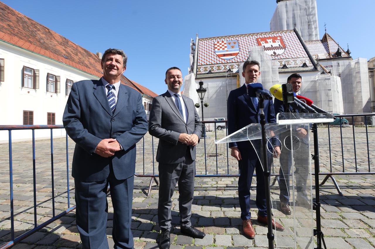 Zagreb: Zastupnici MOST-a i Hrvatskih suverenista najavili koaliciju