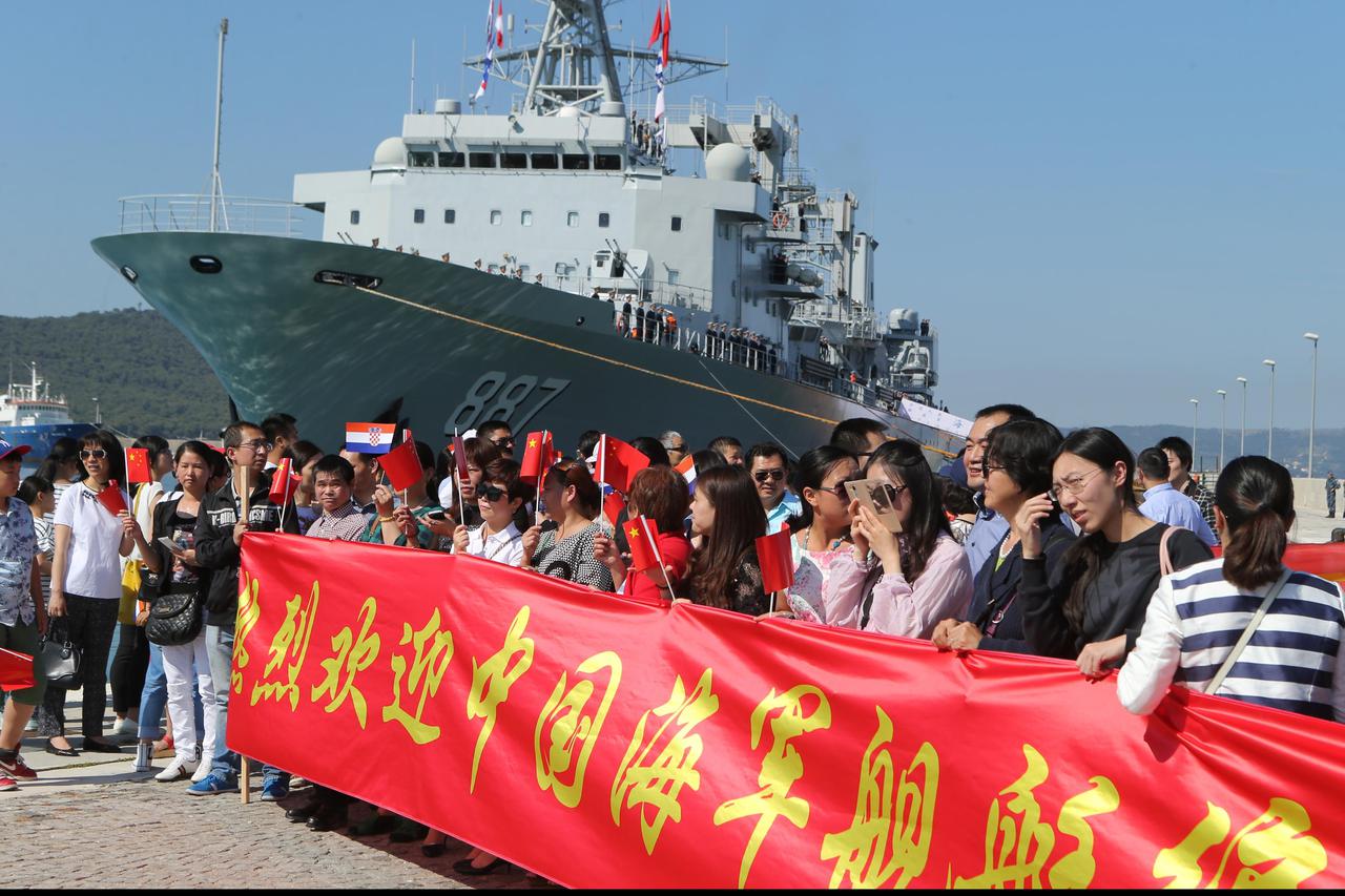 Split, Kinezi, ratna mornarica