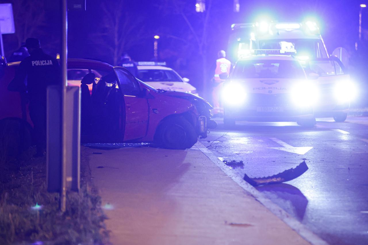 Zagreb: Velika policijska potjera završila sudarom