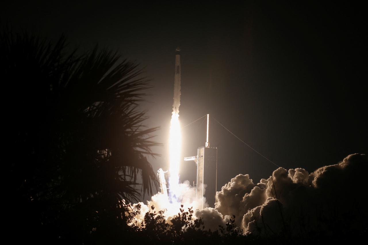 NASA's SpaceX Crew-6 launches on a mission to the International Space Station, in Cape Canaveral