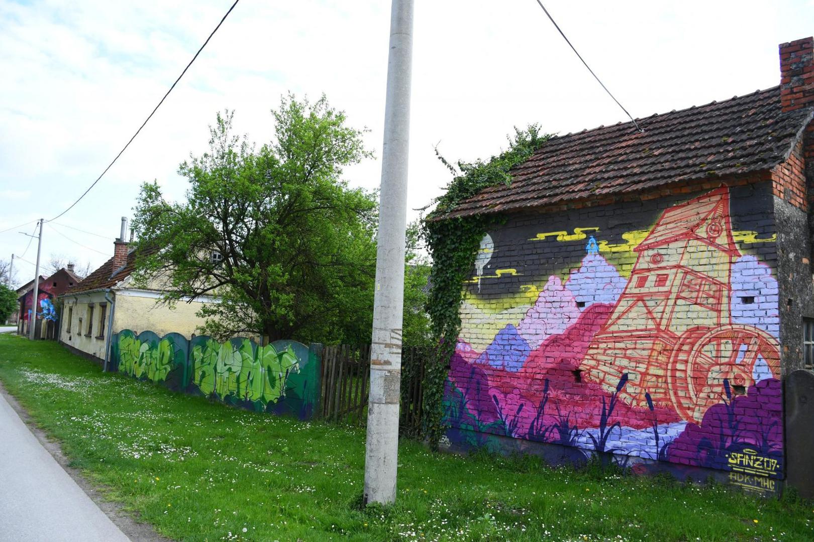 03.05.2021., Legrad - Turisticka patrola Vecernjeg lista. Legrad. Jedna od najvecih atrakcija je Grafiti ranc.  
Photo:Damir Spehar/PIXSELL