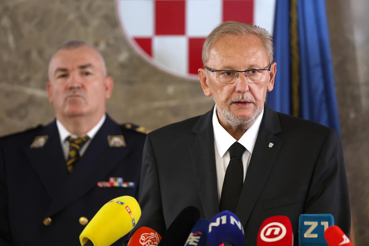 Zagreb: Održana konferencija za medije o smrti policajca u ATJ Lučko