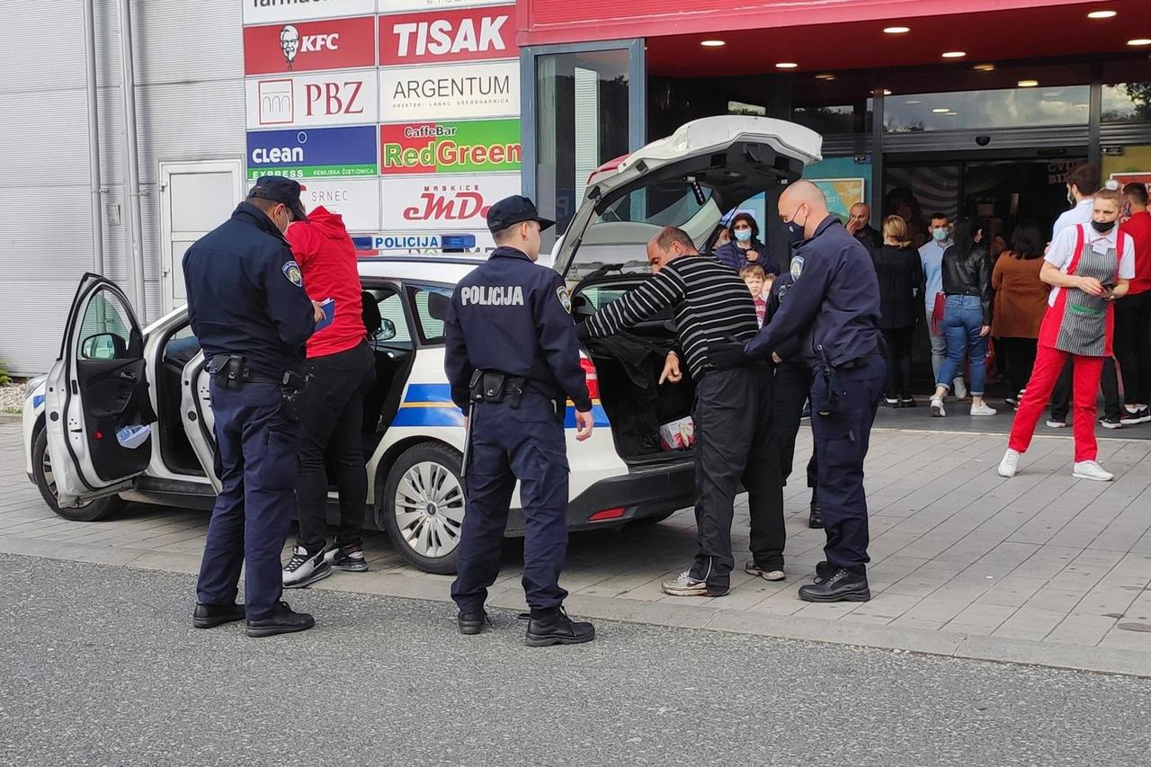 Zagreb: Policija privela dvije osobe kod Konzuma na Črnomercu