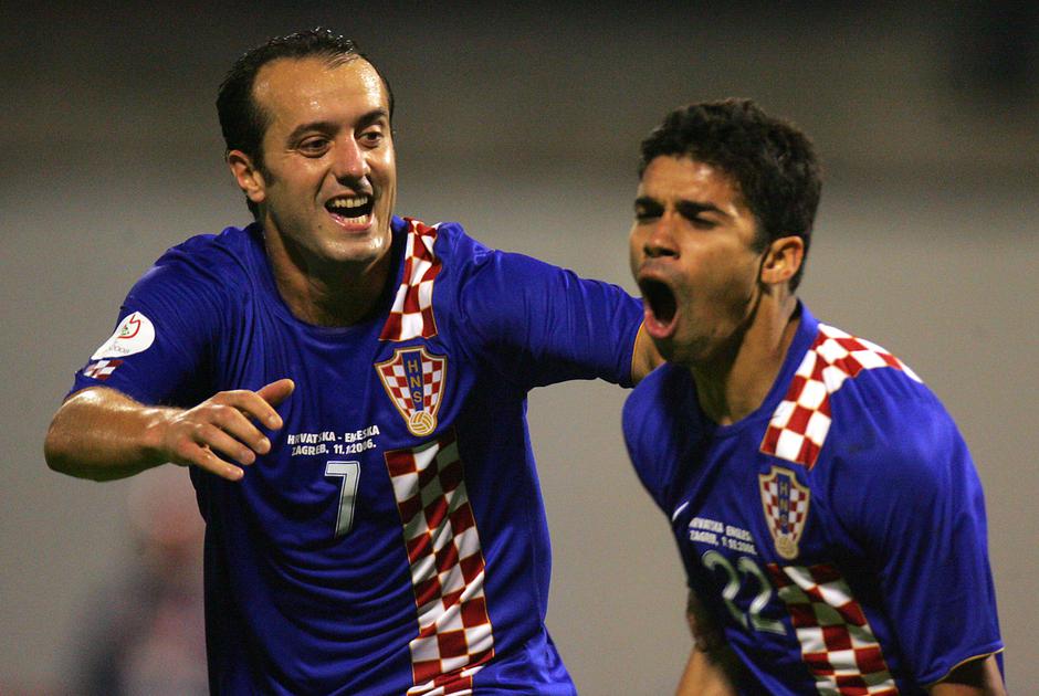 Hrvatska pobijedila Englesku s 2:0 u kvalifikacijama za Europsko prvenstvo, 11.10.2006.