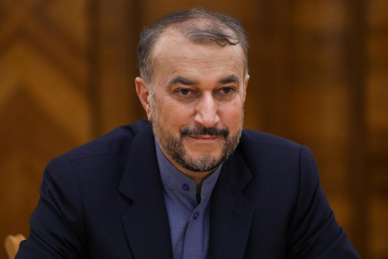 Iranian Foreign Minister Hossein Amirabdollahian meets with his Russian counterpart Sergei Lavrov in Moscow