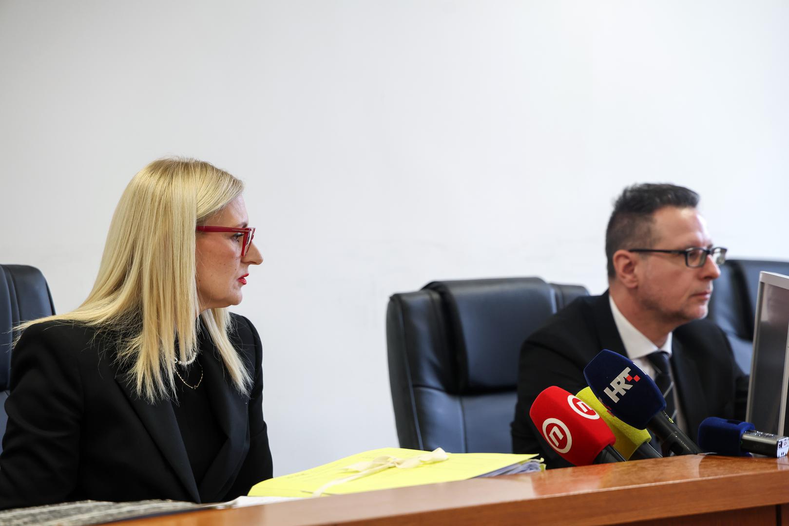 12.03.2026., Zupanijski sud, Osijek - Izricanje presude bivsem vukovarsko-srijemskom zupanu Damiru Dekanicu za laziranje i zataskavanje okolnosti prometne nesrece iz 2022. koju je pijan skrivio sluzbenim vozilom zupanije. Photo: Zeljko Lukunic/PIXSELL