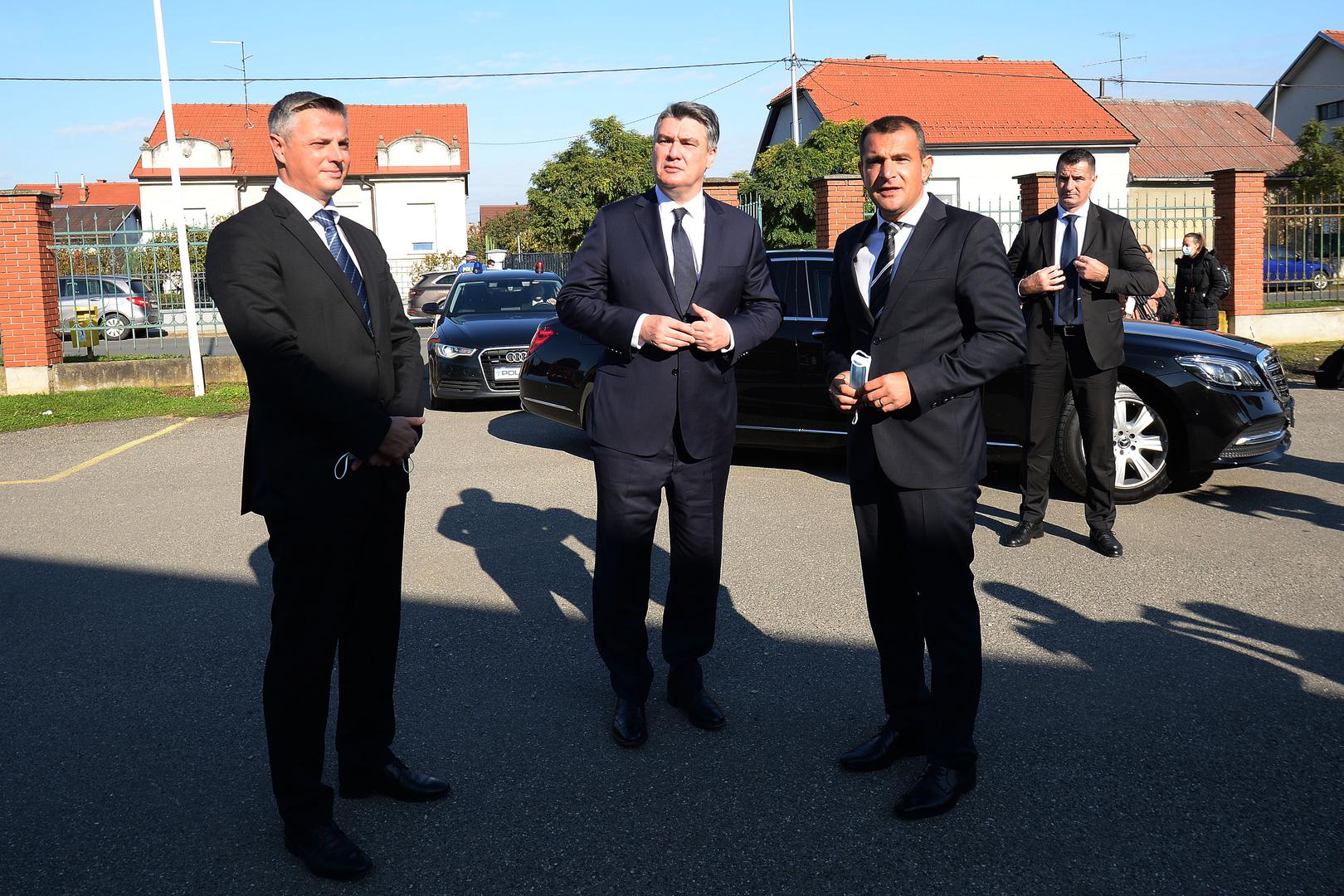 19.10.2020., Cakovec - Predsjednik RH Zoran Milanovic posjetio je Tehnolosko-inovacijski centar Medjimurje. Photo: Vjeran Zganec Rogulja/PIXSELL