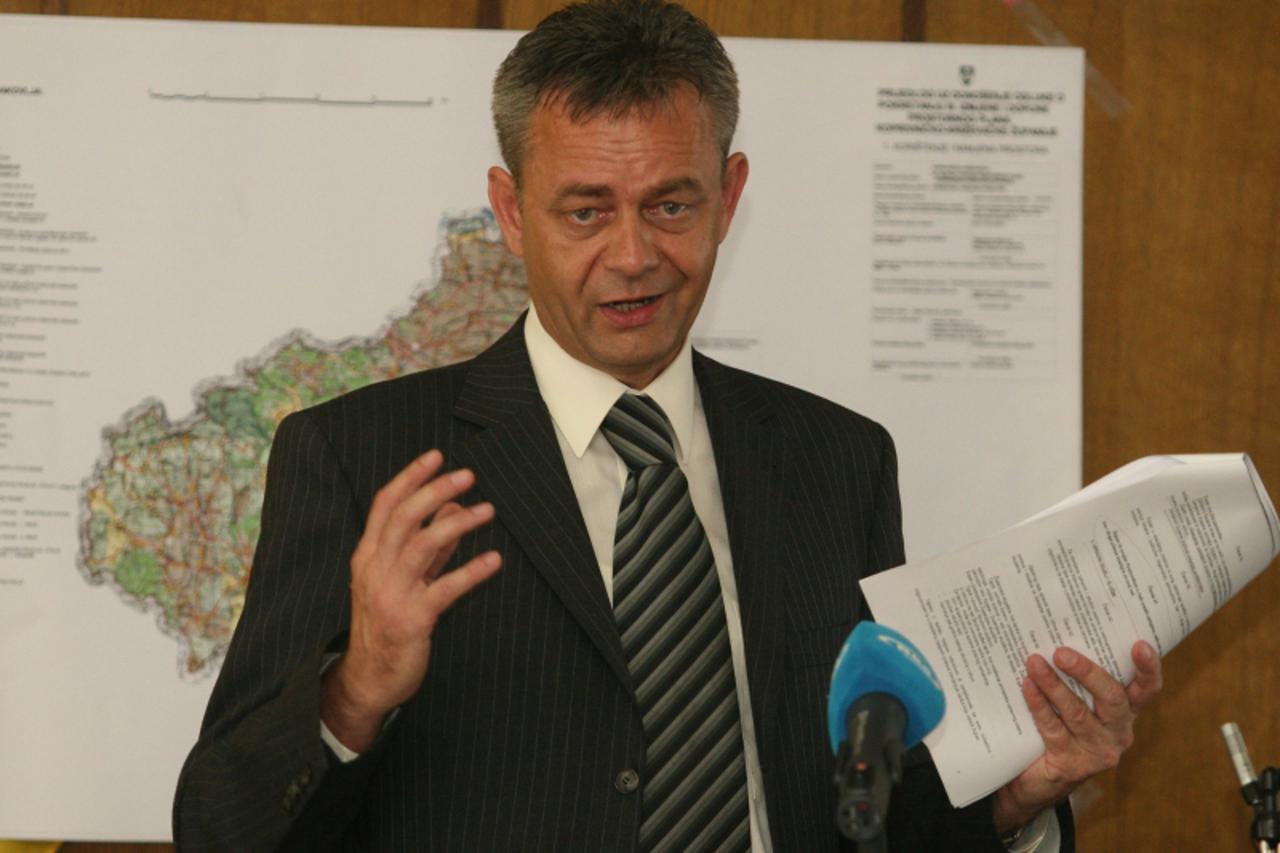 'Koprivnica, 12.10.2010 - Darko Koren, zupan Koprivnicko-krizevacke zupanije. Snimio: Marijan Su\\u009Aenj'