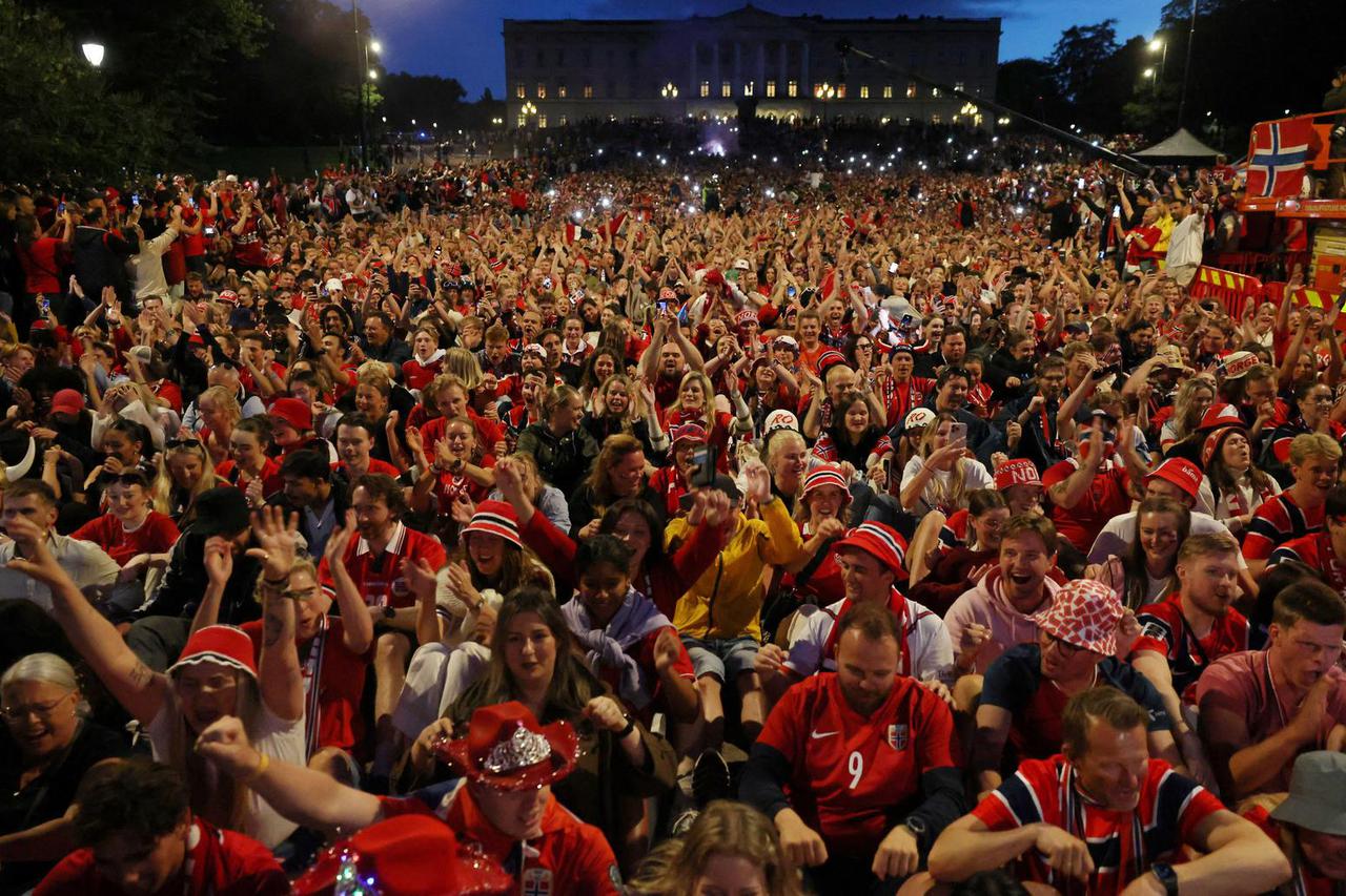 FIFA World Cup 2026 - Quarter Final - Norway v England - Fans gather in Oslo