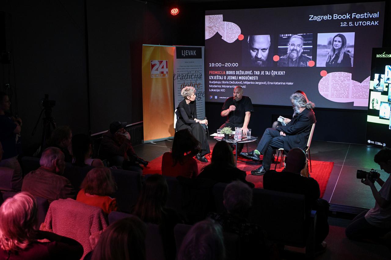 Zagreb: Zagreb Book Festival, promocija romana 'Tko je taj čovjek? Izvještaj o jednoj mogućnosti' Borisa Dežulovića