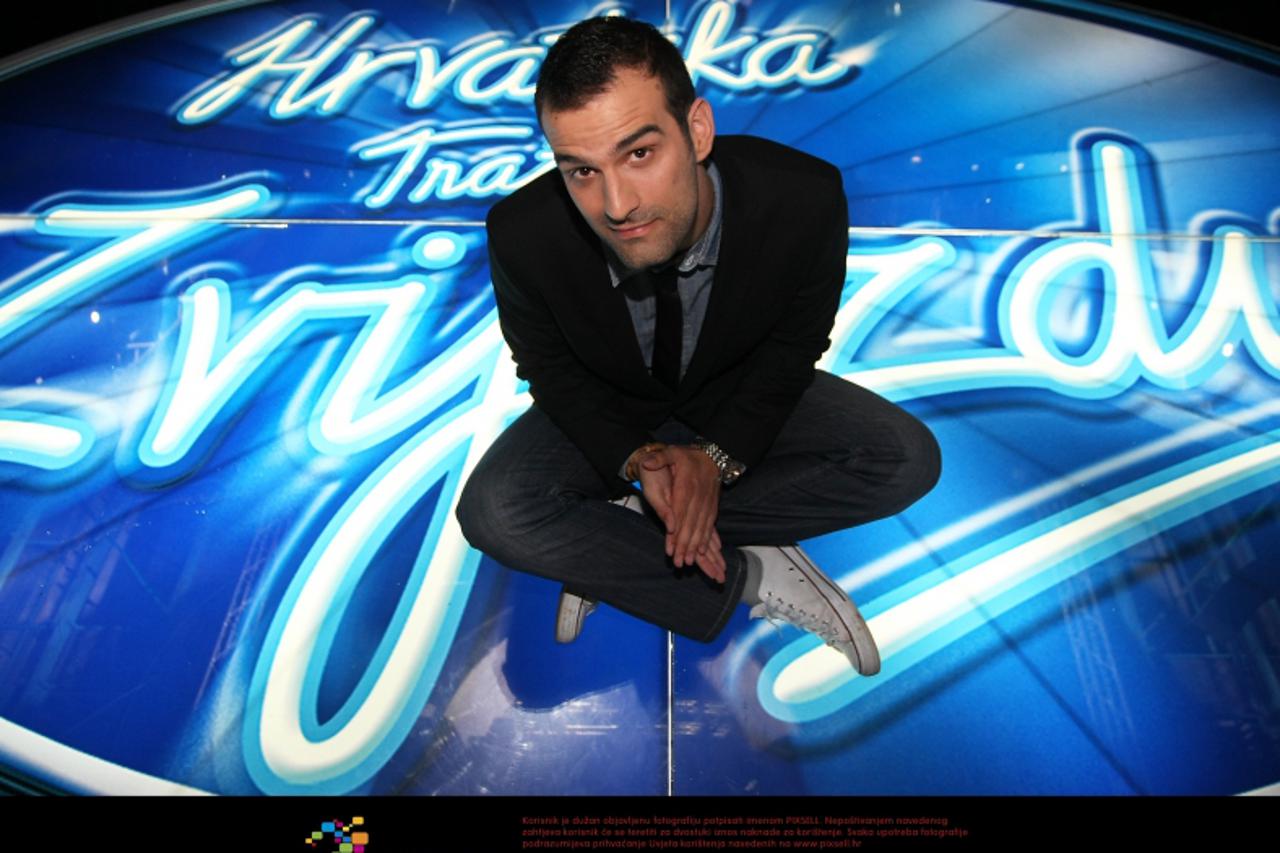 '21.05.2010., Jadran film, Zagreb - Ivan Saric, voditelj TV showa RTL televizije Hrvatska trazi zvijezdu.  Photo: Jurica Galoic/PIXSELL'