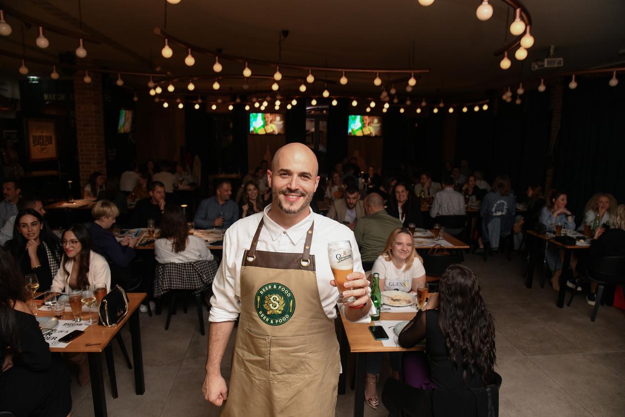 Zagreb: Melkior Bašić u suradnji s pivovarom Staropramen sljubio je hranu i pivo