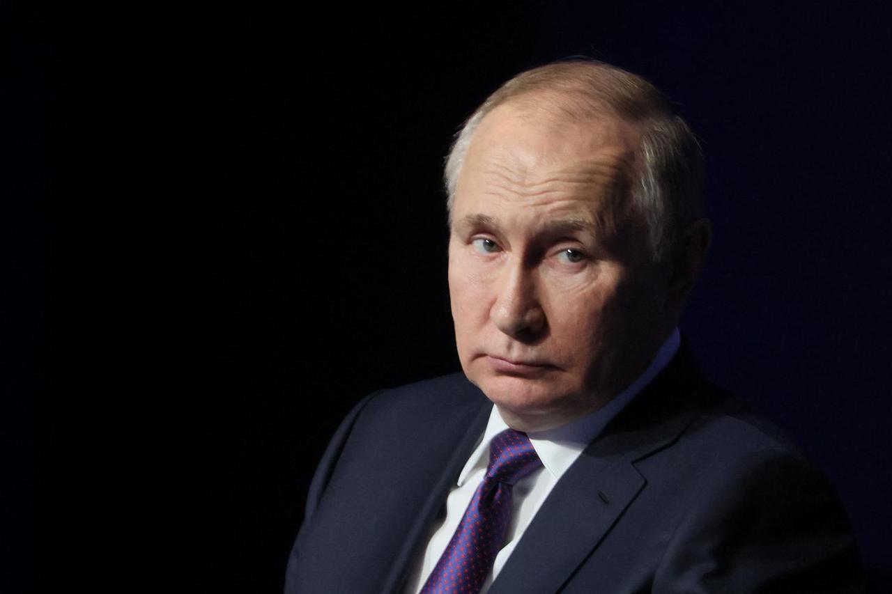 Russian President Vladimir Putin attends the 10th National Congress of Judges, in Moscow