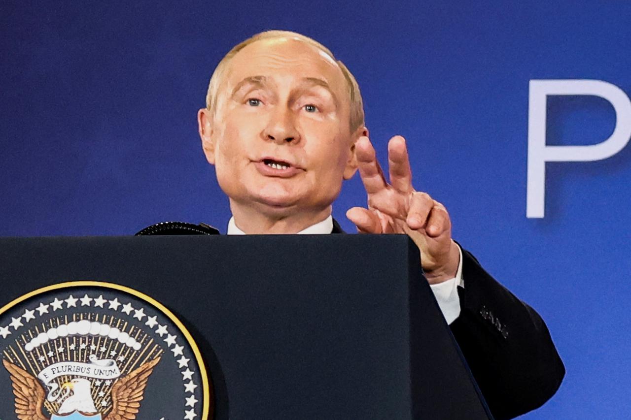 U.S. President Trump meets with Russian President Putin in Alaska