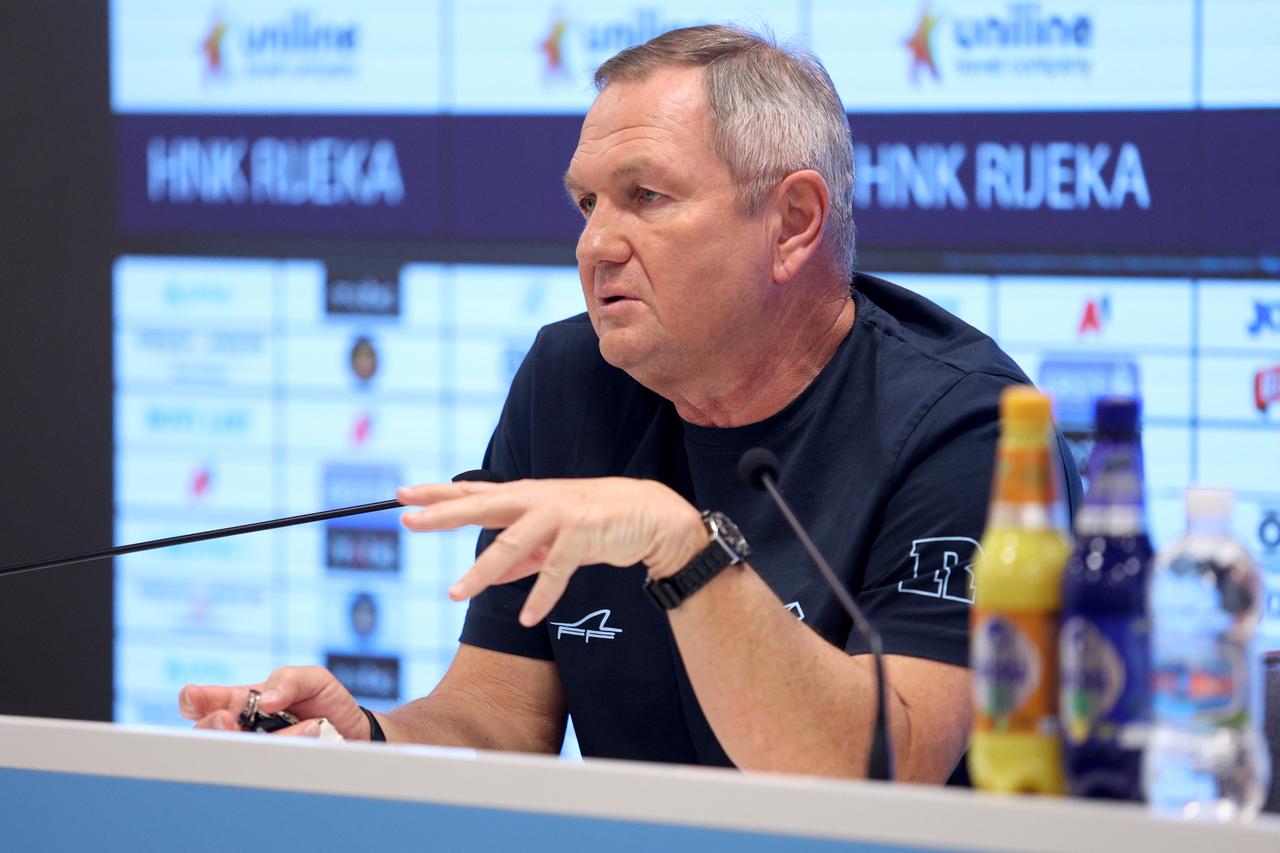 Rijeka: Konferencija za medije HNK Rijeka uoci utakmice protiv Derry Cityja