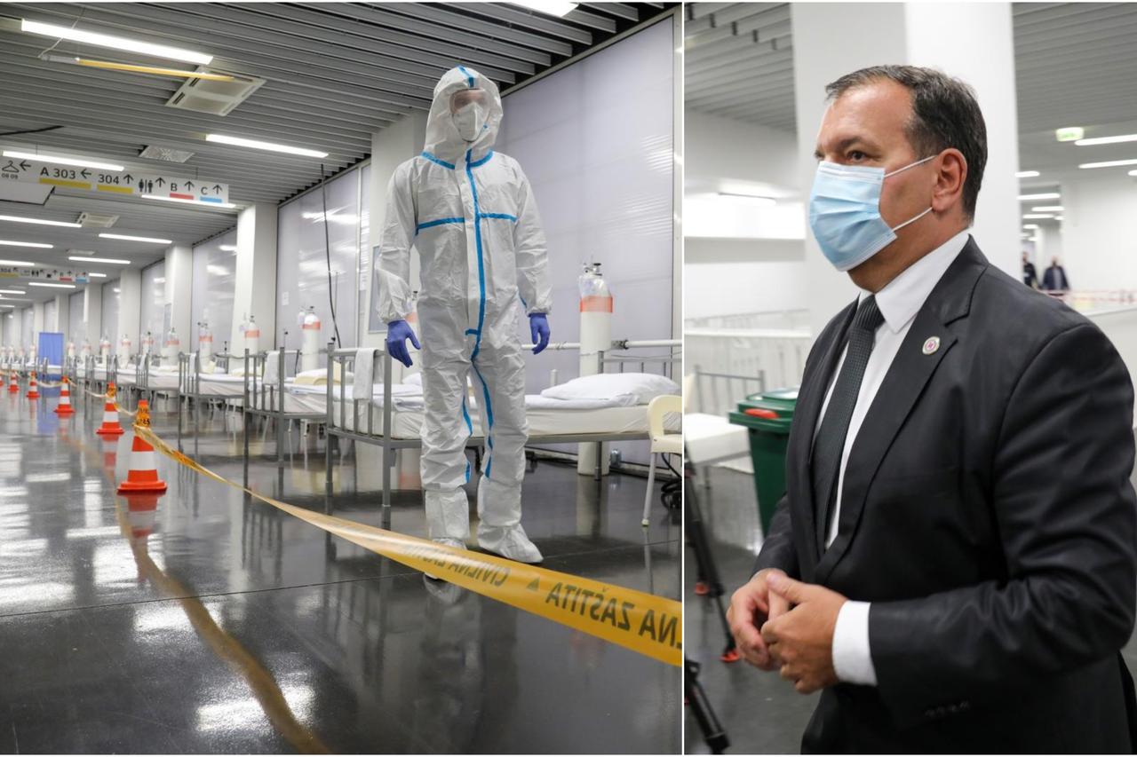 Predstavljanje stacionara za pomoć zdravstvenom sustavu u razdoblju COVID pandemije u Areni