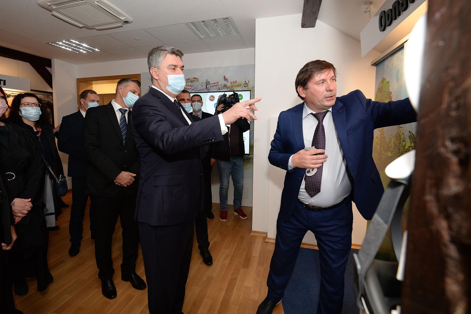 19.10.2020., Cakovec - Predsjednik RH Zoran Milanovic posjetio je Tehnolosko-inovacijski centar Medjimurje. Photo: Vjeran Zganec Rogulja/PIXSELL