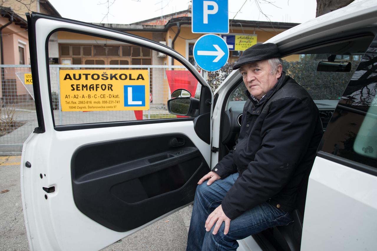 Zagreb: Dragutin Tončić, vlasnik autoškole Semafor