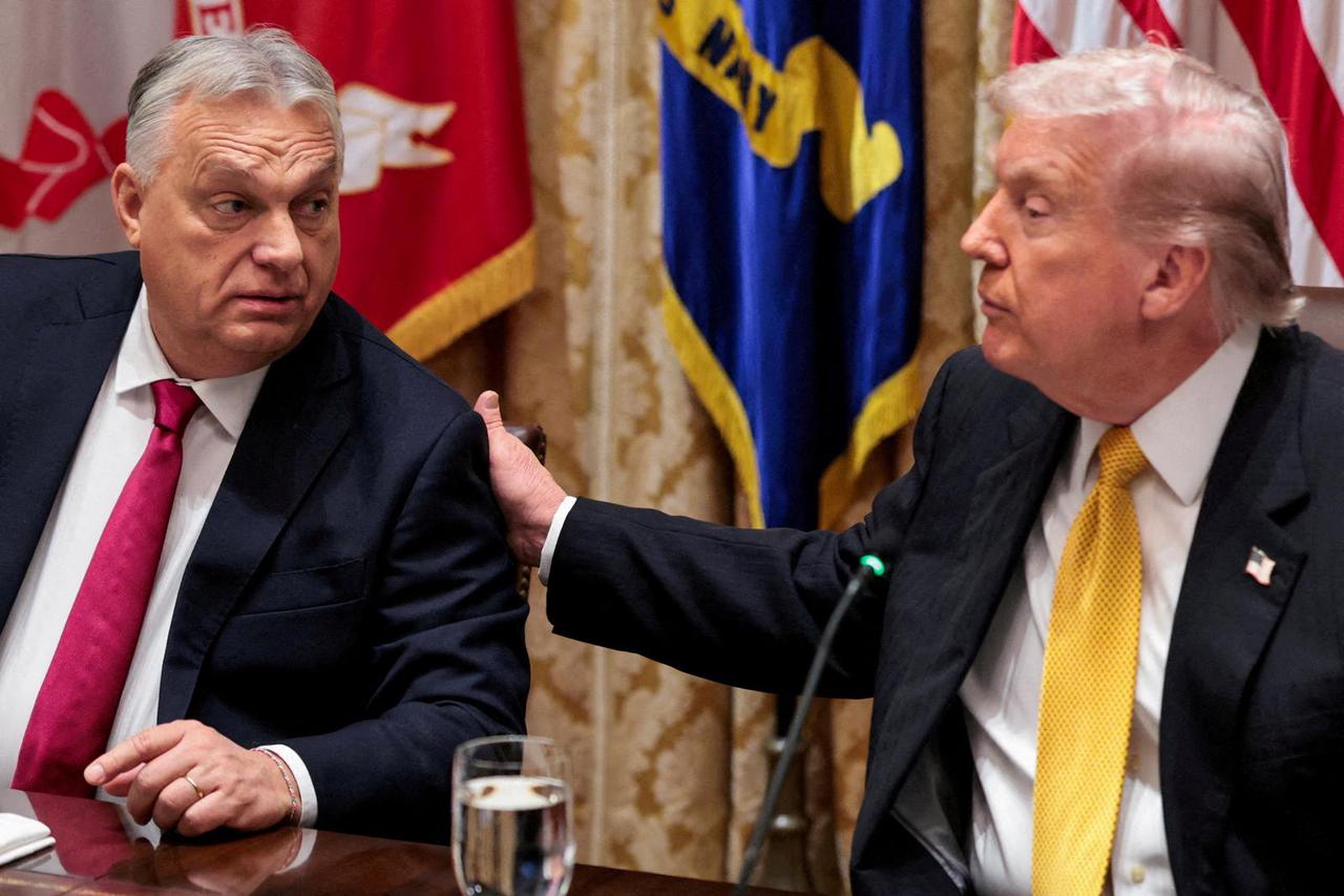 FILE PHOTO: U.S. President Trump meets with Hungary's Prime Minister Orban at the White House