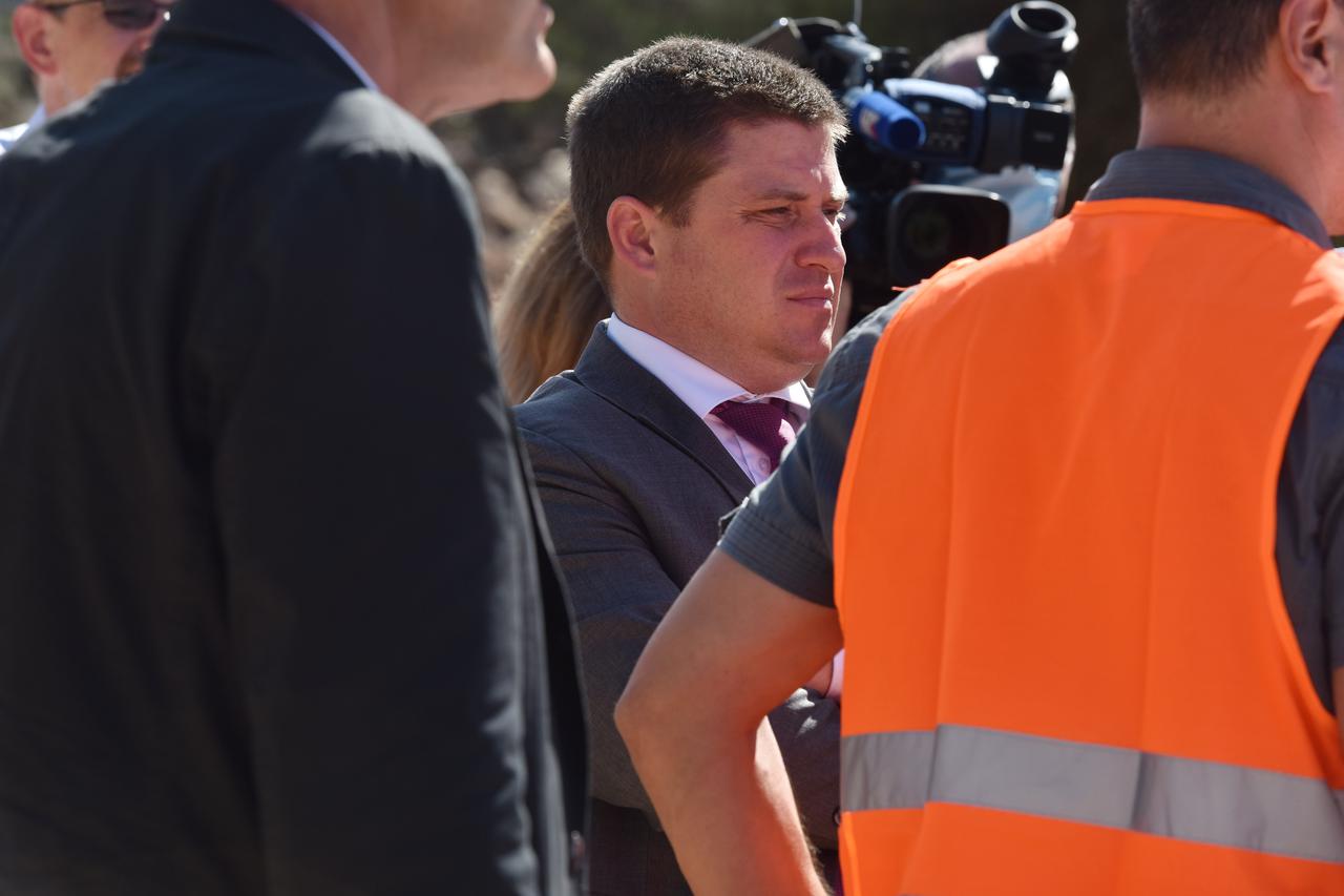 Šibenik: Ministar Butković obišao radove na rekonstrukciji raskrižja DC8 - čvor Rokići