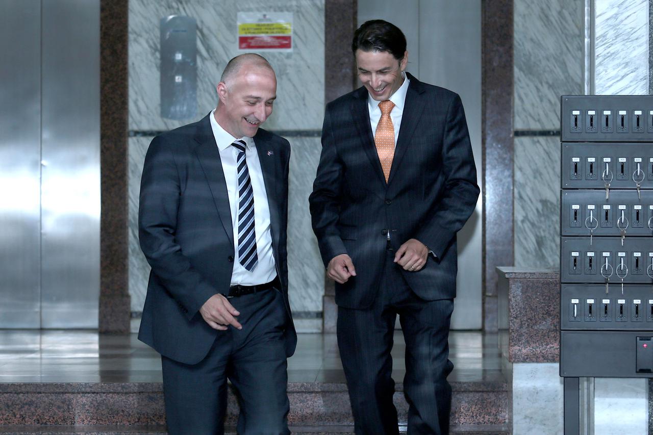 29.06.2015., Zagreb - Ministar gospodarstva Ivan Vrdoljak susreo se sa zamjenikom glavnog tajnika za energetsku diplomaciju SAD-a Amosom Hochsteinom. Photo: Patrik Macek/PIXSELL