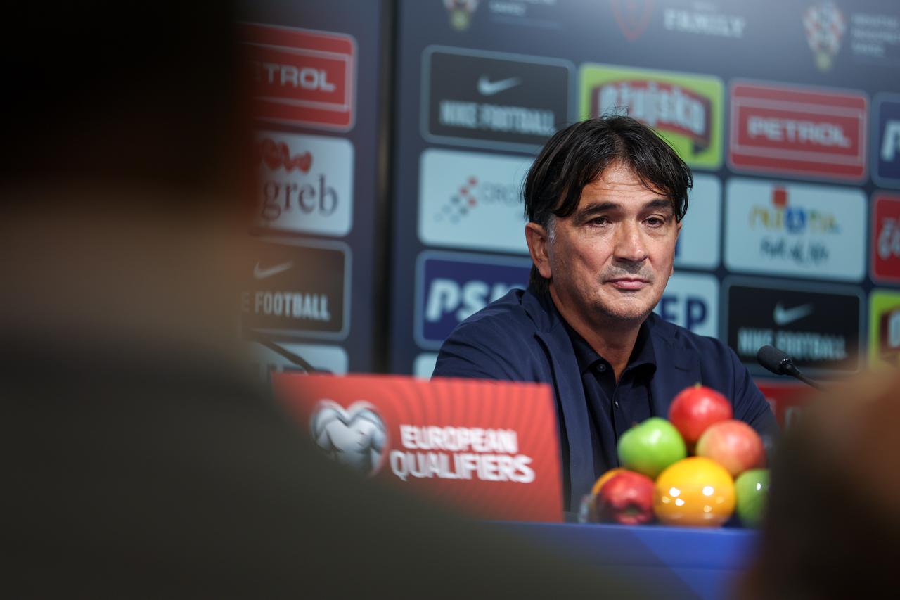 Konferencija za medije nakon utakmice između Hrvatske i Crne Gore