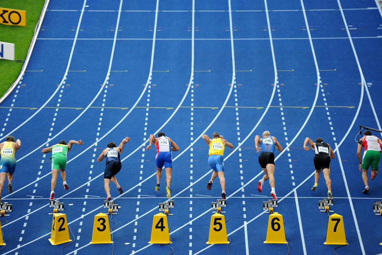 Berlin: Svjetsko prvenstvo u atletici, desetoboj - 100m, muški