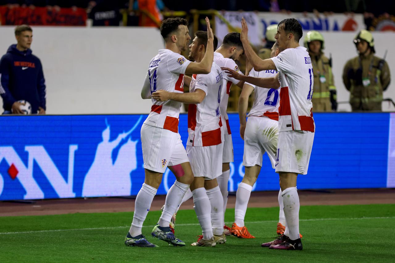 Prva utakmica četvrtfinala UEFA Lige nacija između Hrvatske i Francuske