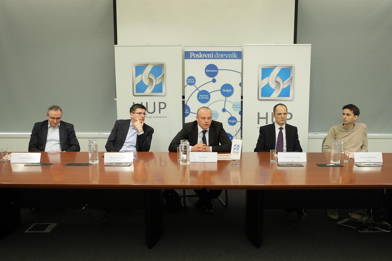 20.03.2015., Zagreb - Okrugli stol sa temom Beskontaktno placanje odrzan je prostorijama HUP-a.