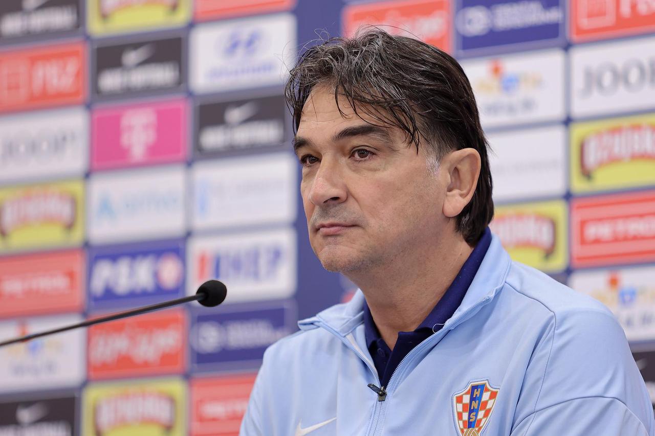 Split: Zlatko Dalić održao konferenciju za medije uoči okupljanja reprezentacije i utakmice s Francuskom