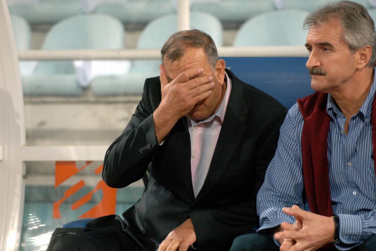 \'19.09.2010., Rijeka - Nogometna utakmica 8. kola prve HNL, NK Rijeka - NK Hajduk. Stanko Poklepovic trener Hajduka. Photo: Goran Kovacic/PIXSELL\'