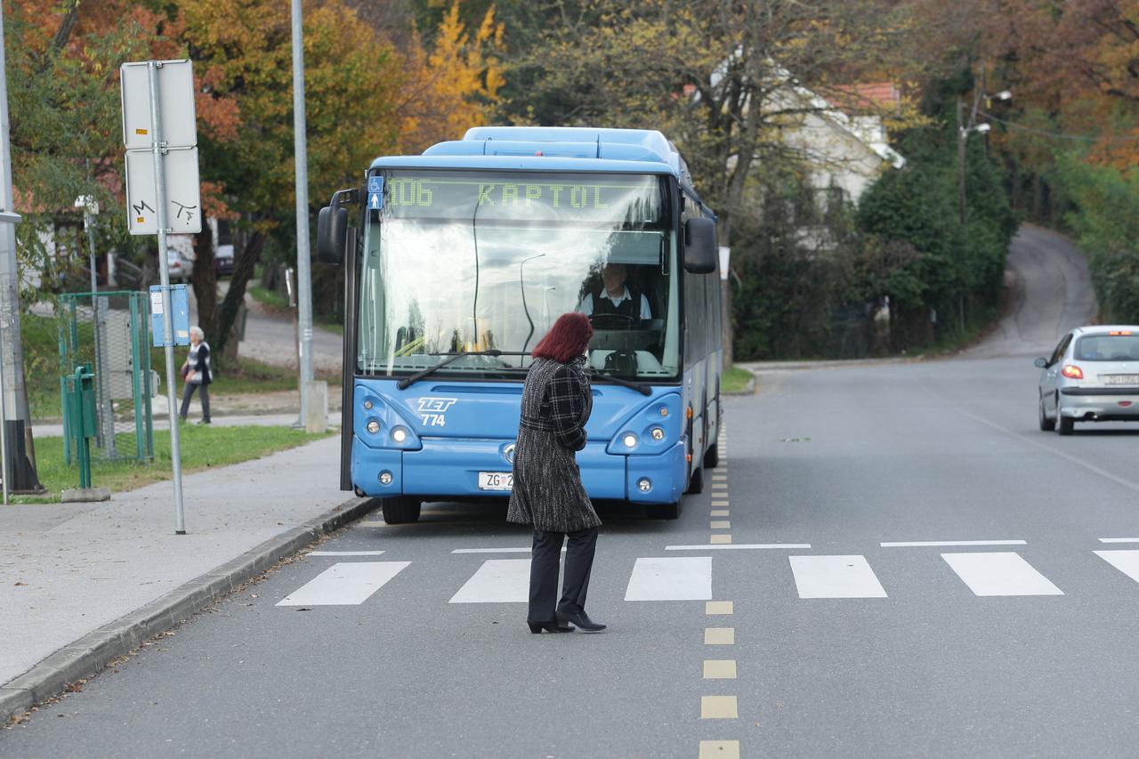 Stajaliste autobusa linije 106 Na Krematoriju