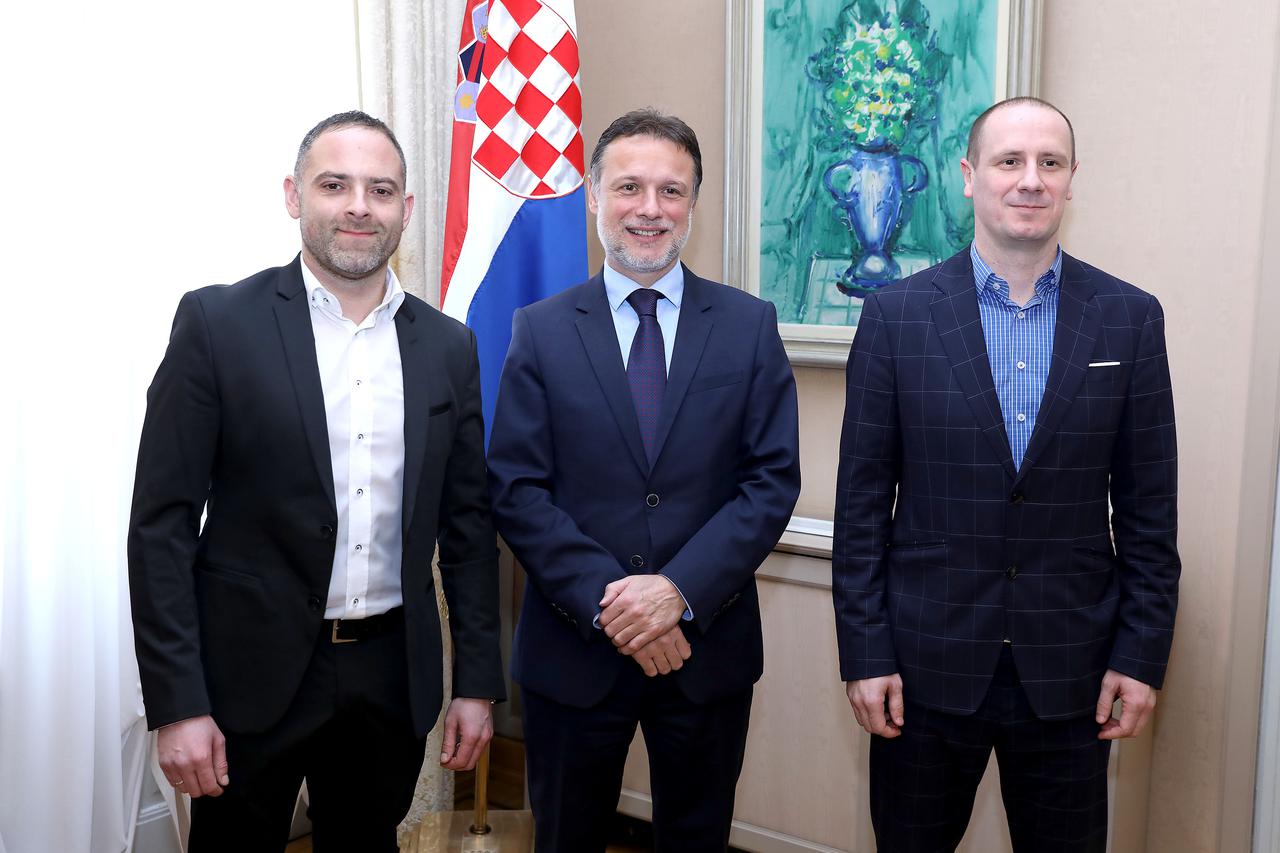 Zagreb: Jandroković primio rukometne suce koji su sudili finale Svjetskog prvenstva