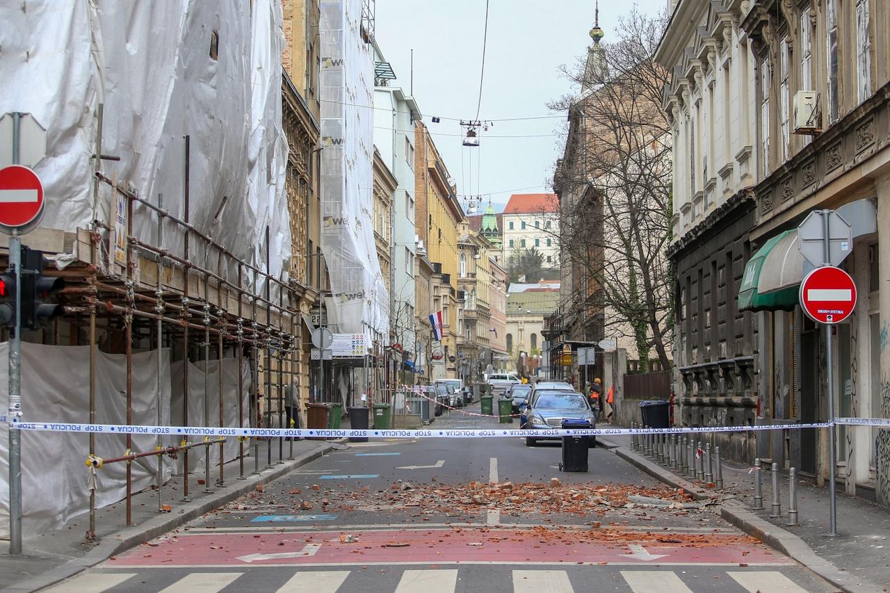 Grad Zagreb tjedan dana nakon potresa