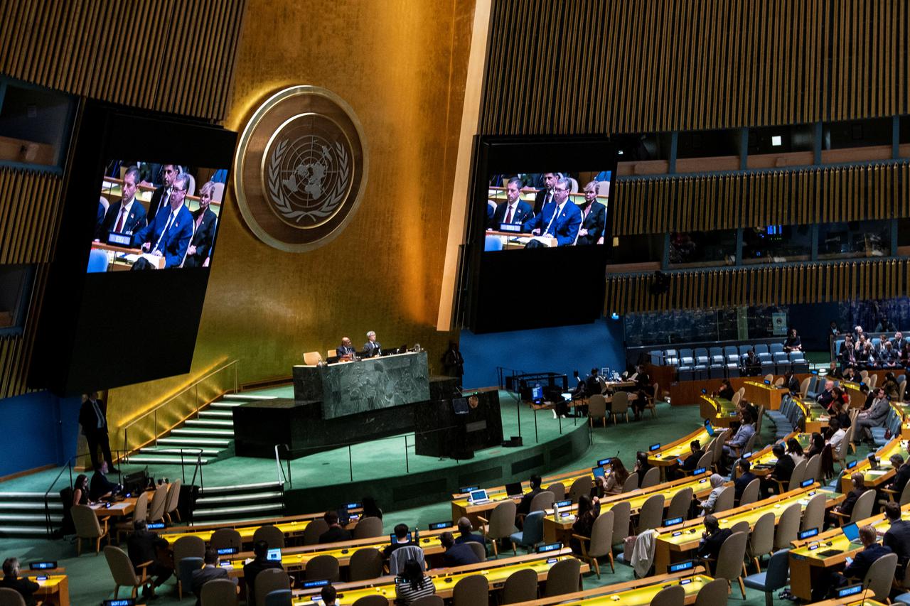 UN General Assembly votes on Srebrenica genocide resolution in New York