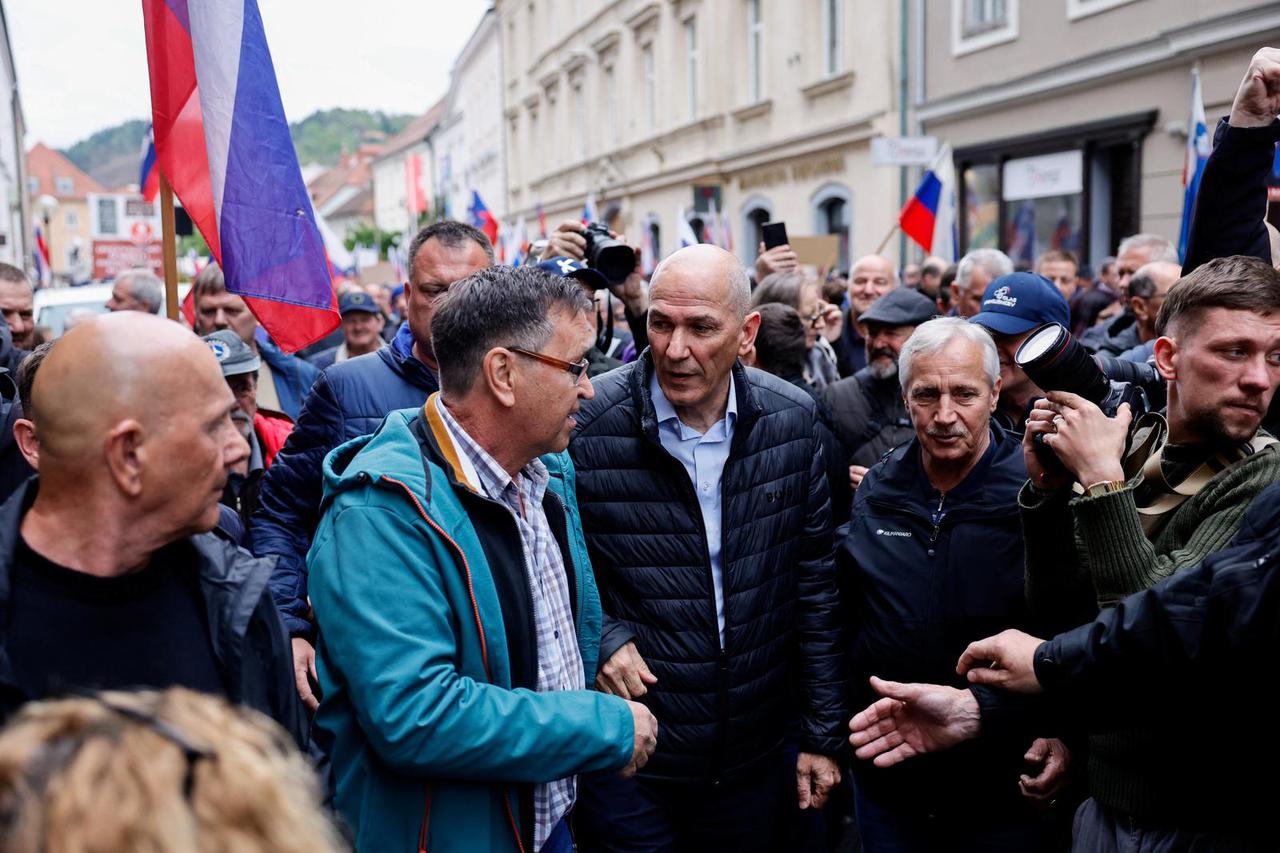 Slovenia's former Prime Minister Jansa expected to receive a verdict for corruption charges, in Celje