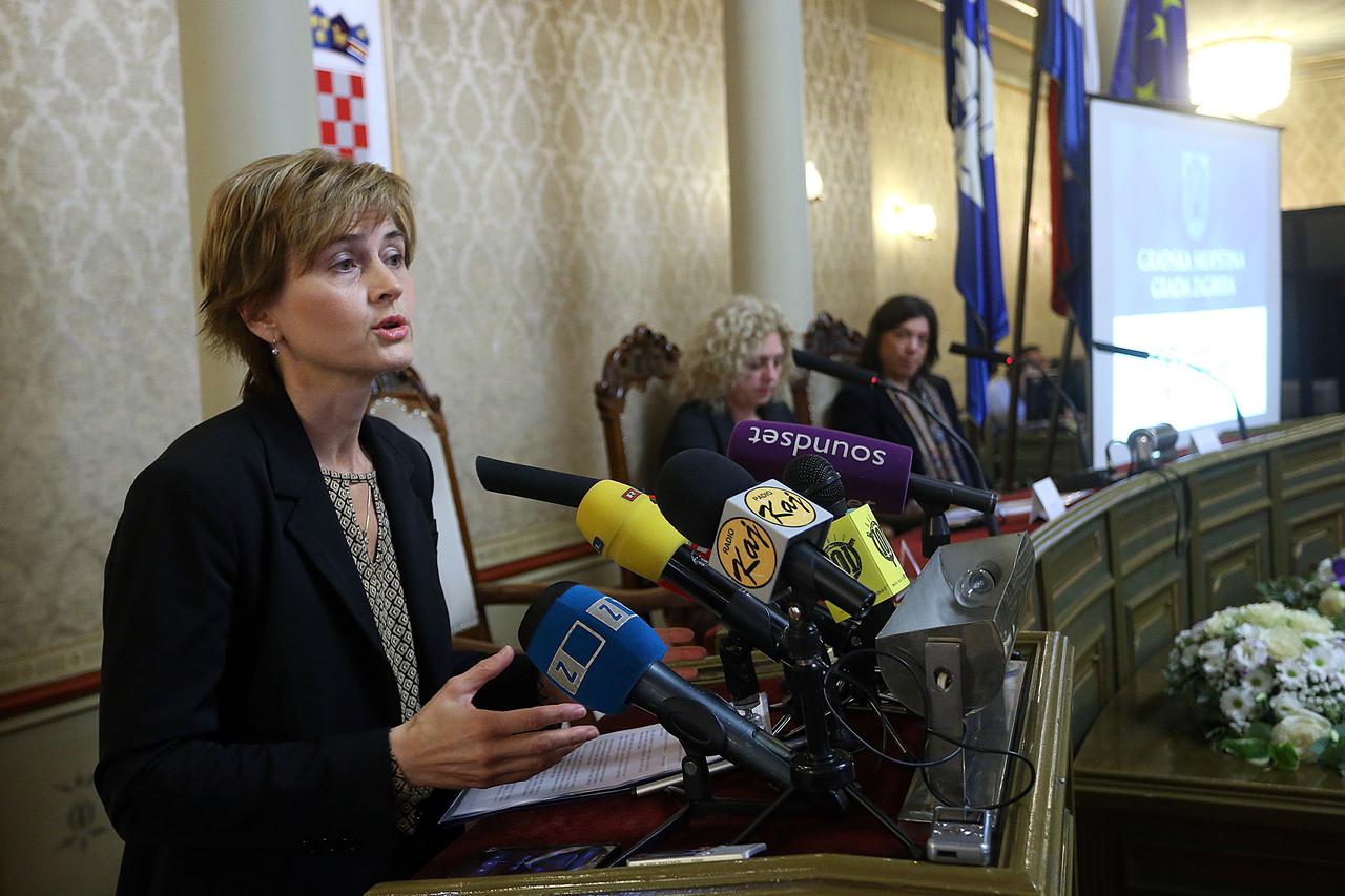 06.11.2014., Zagreb - U zagrebackoj Starogradskoj vjecnici odrzao se 13. Medjunarodni simpozij Gospodarenje otpadom Zagreb 2014. Sandra Svaljek.  Photo: Goran Stanzl/PIXSELL