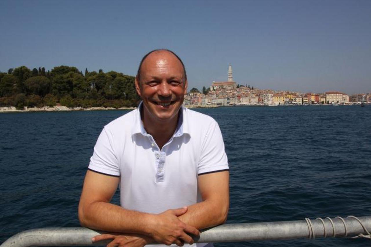 '24.08.2012., Rovinj - Giovanni Sponza gradonacelnik Rovinja. Portret Photo: Dusko Marusic/PIXSELL '