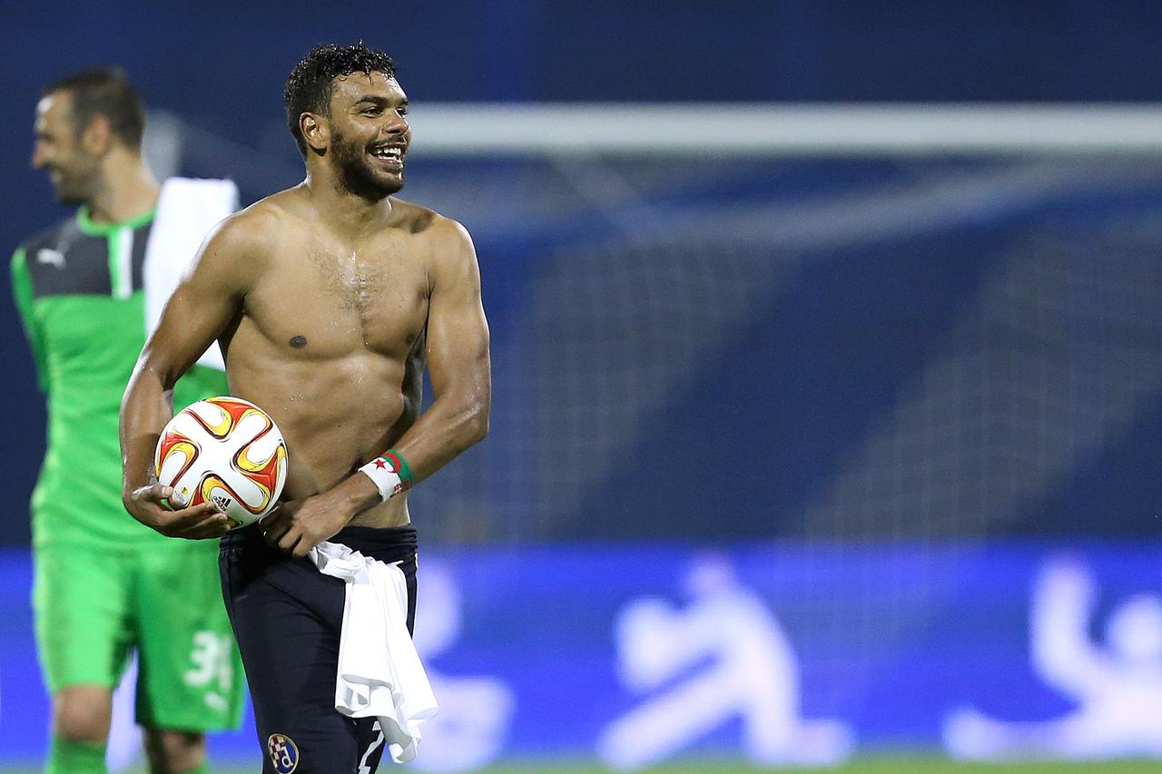 18.09.2014., stadion u Maksimiru, Zagreb - UEFA Europska liga, 1. kolo, GNK Dinamo - FC Astra. El Arbi Hillal Soudani.  Photo: Goran Stanzl/PIXSELL