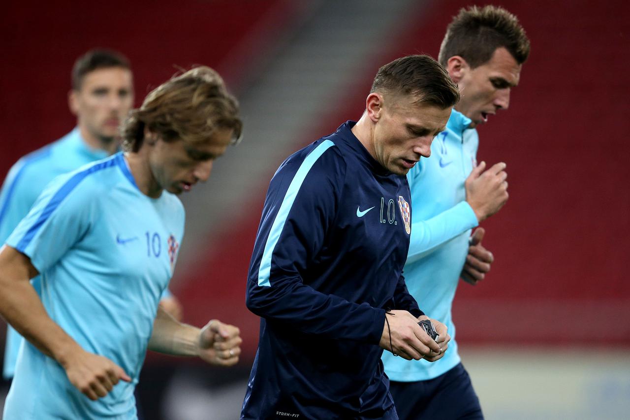 Trening hrvatske reprezentacije u Pireju