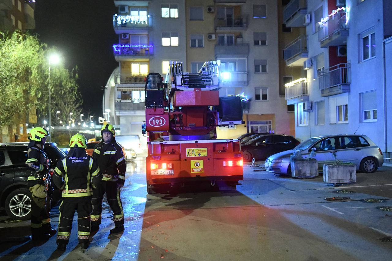 Zagreb: Izbio je požar u stanu na Jaruščici