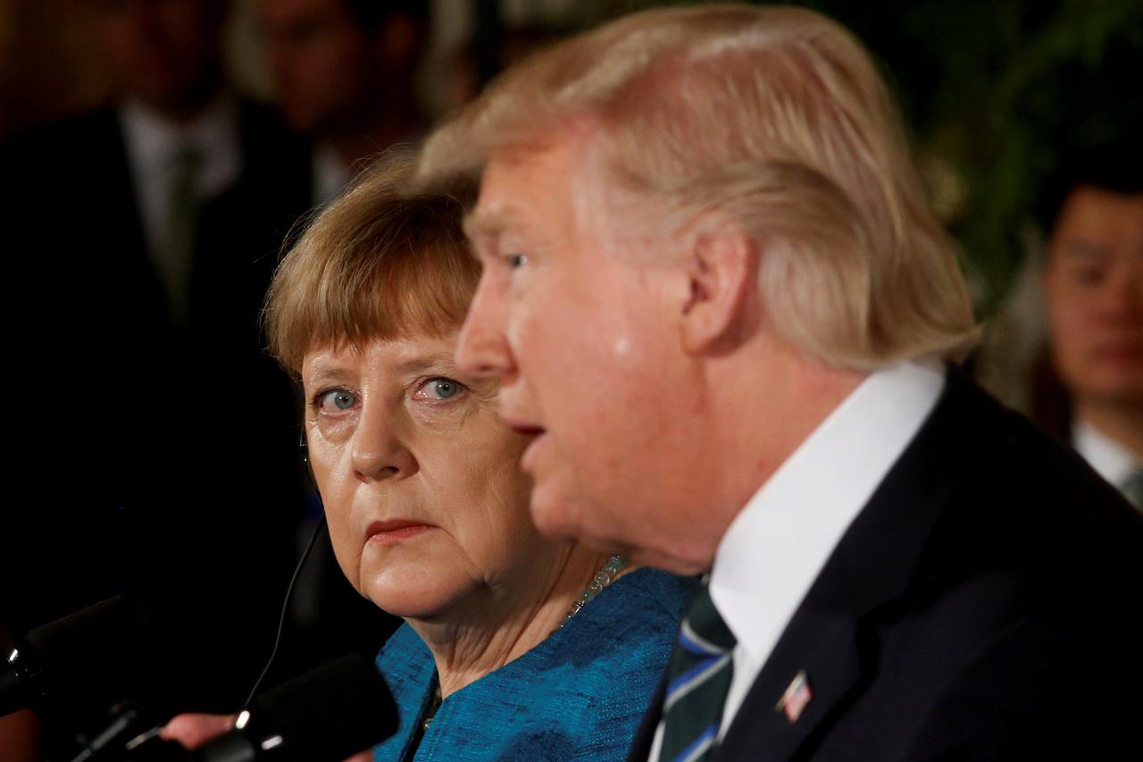 Angela Merkel, Donald Trump
