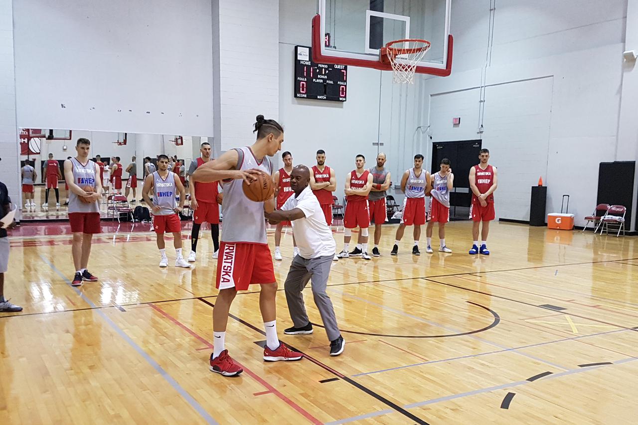 Trening hrvatskih košarkaša - Ljetna liga u Las Vegasu