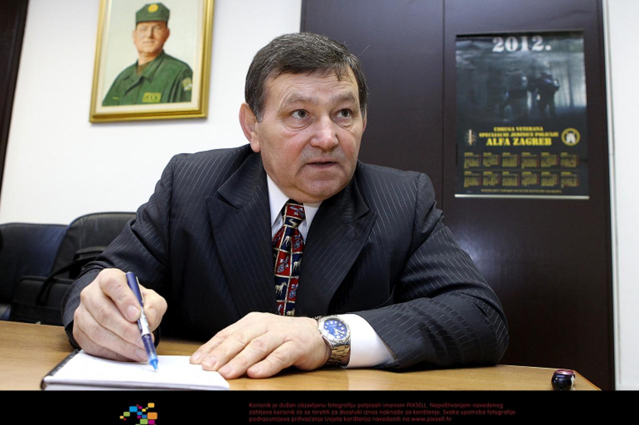 '27.12.2012., Zagreb - General Mladen Markac.  Photo: Goran Stanzl/PIXSELL'