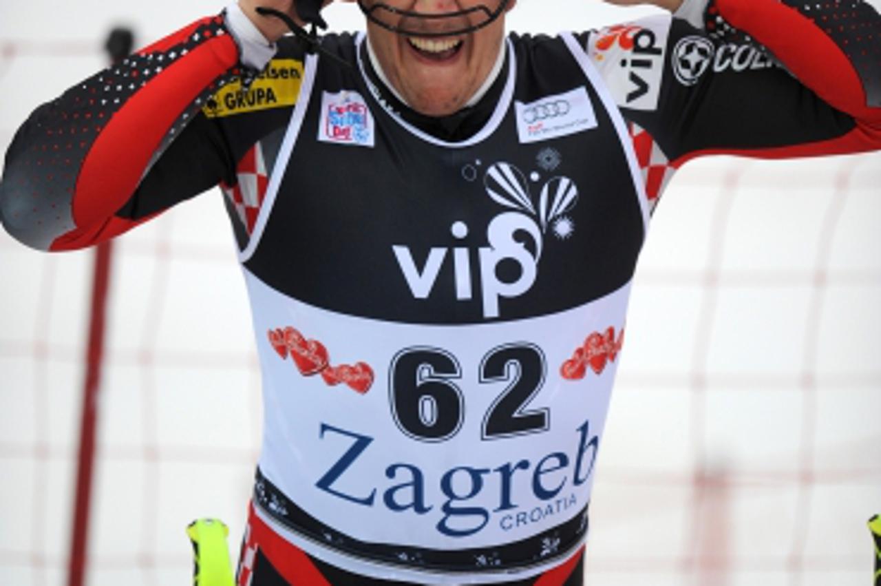 \'05.01.2012., Sljeme - Vip Snow Queen Trophy muskog slaloma Audi FIS Svjetskog kupa u alpskom skijanju.Dalibor Samsal . Photo: Daniel Kasap/PIXSELL\'