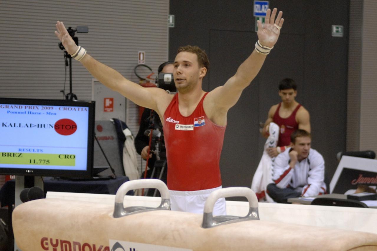 'sport,07.11.2009.osijek,hrvatska,svjetski gimnasticki kup u osijeku, robert seligman Photo: Davor Javorovic/PIXSELL'