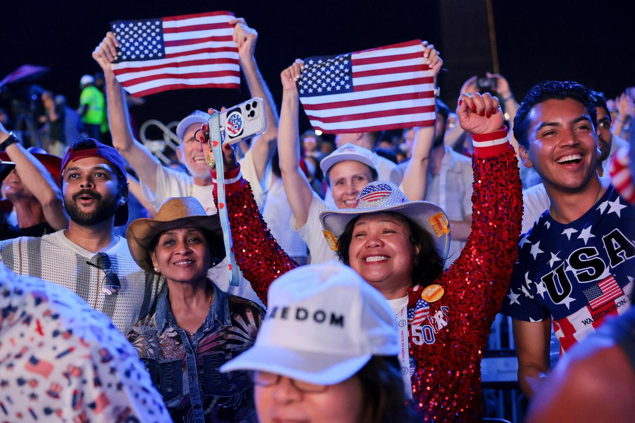 U.S. President Donald Trump holds Fourth of July rally, marking the 250th anniversary of U.S. independence, in Washington