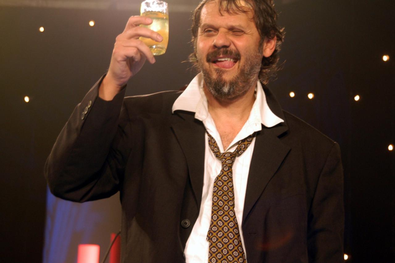 \'14.01.2011., Bjelovar - Mladen Medak Gaga  odrzao promociju svog prvog spota za pjesmu Jezus, decki, kak me hice s kojom je lani osvojio prvu nagradu publike na Glazbenom festivalu Pjesme Podravine 